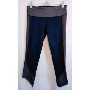 lululemon athletica Black and Gray High-Waist Leggings